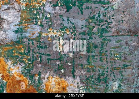 Old Weathered Rusty Metal Texture Useful For Background Image or to Use as Overlaying Image Stock Photo