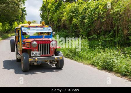 Columbia, Quindio Department, Filandia, cultural landscape of colombia coffee, Willys jeep Stock Photo