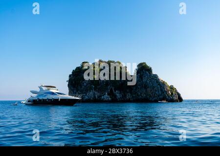 Italy, Campania, Capo Palinuro - 11 August 2019 - The very special island of the Rabbit Stock Photo