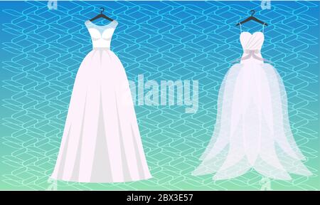 mock up illustration of fashion wear on abstract background Stock Vector