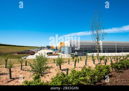 Large regional distribution warehouse Stock Photo