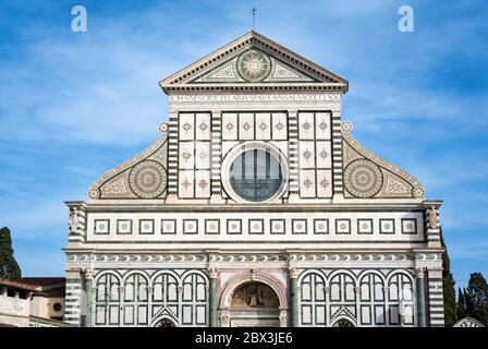 Basilica of Santa Maria Novella, Florence. The city's principal Dominican church. Tuscany. Italy Stock Photo