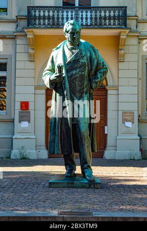 University of Heidelberg - Altstadt Campus in the city center - HEIDELBERG, GERMANY - MAY 28, 2020 Stock Photo