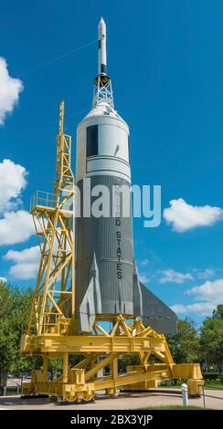 Space Rocket NASA Space Center, Houston, Texas, USA Stock Photo