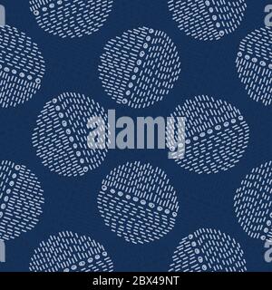 Boro Fabric Patch Kantha Vector Texture. Darning Embroidery Needlework  Seamless Background. Indigo Blue Dye. Sashiko Running Stitch Pattern  Textile Stock Vector Image & Art - Alamy