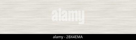 Beige Grey Marl Heather Border Texture Background. Faux Cotton Fabric with Vertical T Shirt Stripe. Vector Pattern Design. White Gray Melange Space Stock Vector