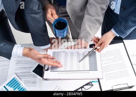 Risk management and strategy planning Stock Photo
