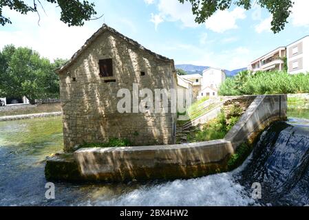 The Jadro river near Split, Croatia. Stock Photo