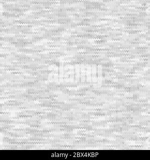 White Grey Marl Knit Melange. Heathered Texture Background. Faux Knitted with Vertical Shirt Style. Seamless Vector Pattern. Light Gray Space Stock Vector Image & Art - Alamy