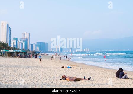 My Khe beach, Danang, Vietnam Stock Photo