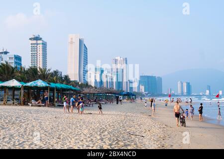 My Khe beach, Danang, Vietnam Stock Photo