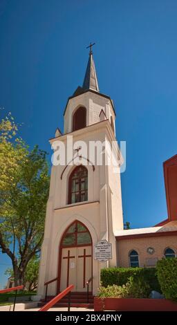 Nuestra Senora del Refugio Church (1853), Roma National Historic Landmark, Roma, Texas, USA Stock Photo