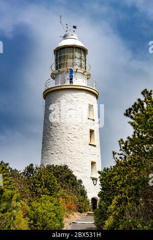 Cape Bruny lighthouse Bruny Island Tasmania Australia Stock Photo