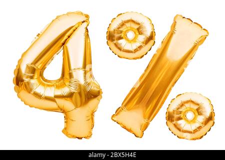 Number 24 twenty four made of rose gold inflatable balloons isolated on  white background Stock Photo - Alamy