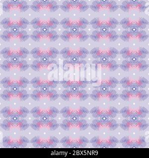Vector seamless pattern texture background with geometric shapes, colored in purple, pink and white colors. Stock Vector