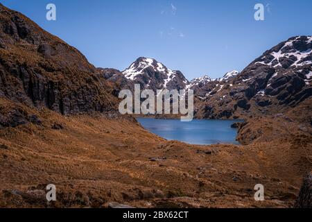 Routeburn Track, Fiordland National Park, New Zealand Stock Photo