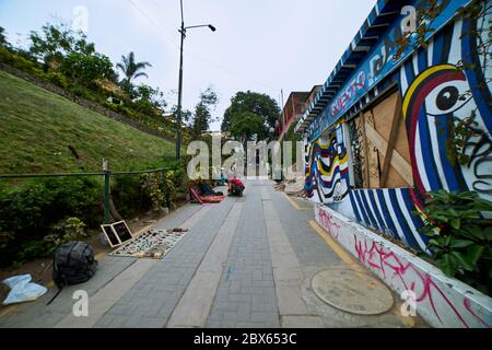 Weekend of Barranco Stock Photo