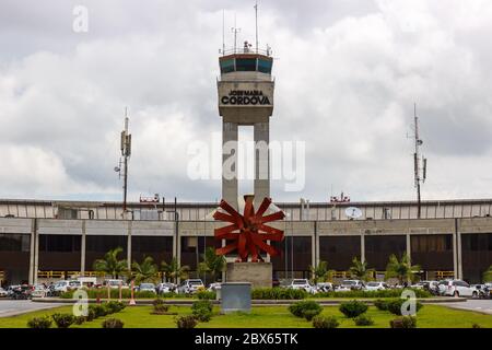 Medellin, Colombia - January 27, 2019: Terminal of Medellin Rionegro airport MDE in Colombia. Stock Photo