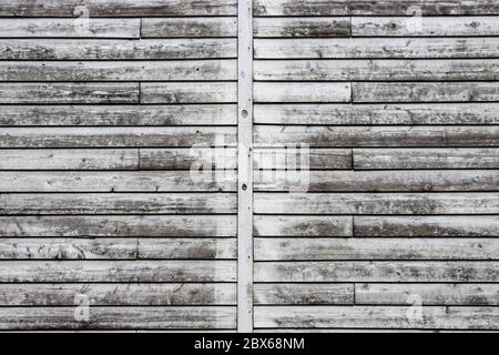 white painted wood siding Stock Photo