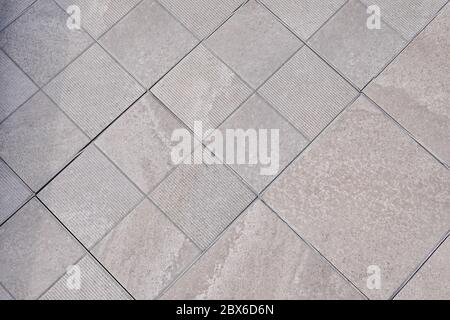 Slate natural stone floor tile seamless texture background Stock Photo