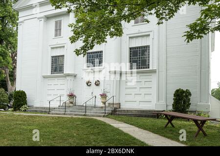 Union Congregatioonal Church in Groton, Massachusetts Stock Photo