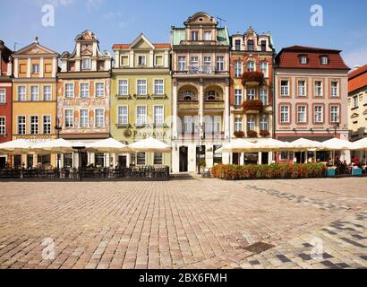 Old Market square in Poznan. Poland Stock Photo