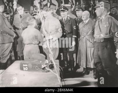 Adolf Hitler at the Sportpalast in Berlin Stock Photo - Alamy