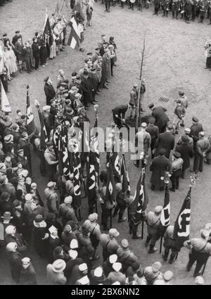 Planting an Adolf Hitler oak. Heinrich Hoffmann Photographs 1933 Adolf ...