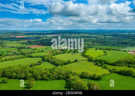 Spreeng in Devon seen over Beacon Hill near Exeter, Devon, England, United Kingdom, Europe Stock Photo