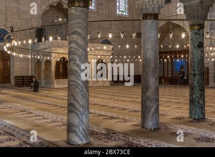 A country with a strong muslim majority, Turkey has mosques at every corner. Here in particular one of the many wonderful mosques in Istanbul Stock Photo