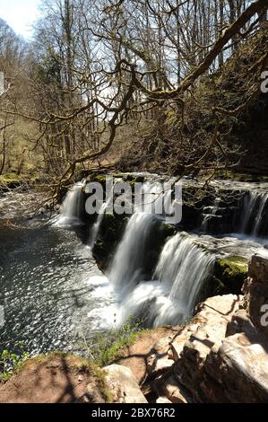 Sgwd Y Pannwr, Afon Mellte. Stock Photo