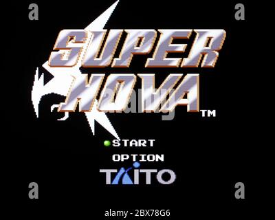 Super Nova - SNES Super Nintendo  - Editorial use only Stock Photo