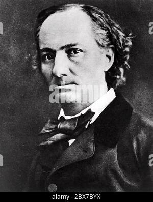 CHARLES BAUDELAIRE (1821-1867) French poet Stock Photo