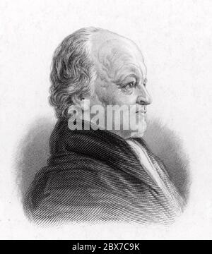 WILLIAM BLAKE (1757-1827) English poet and painter Stock Photo