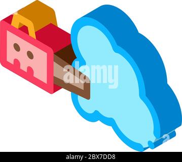 Disinfection Tool isometric icon vector illustration Stock Vector
