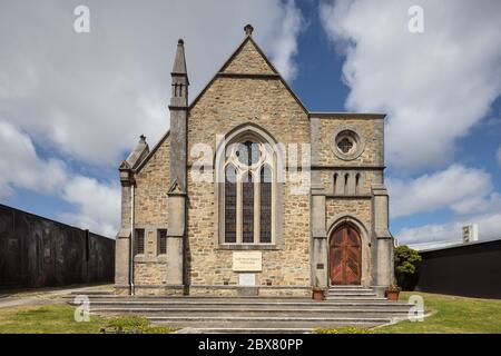 Albany Western Australia November 10th 2019 : Front fascia of the Scots Church in Albany, Western Australia Stock Photo