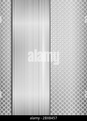 Background formed by metal sheets. Vector illustration. Stock Photo