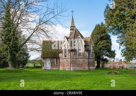 The church of St John The Evangelist (1874), Purton, Berkeley, Gloucestershire, England, UK. Stock Photo