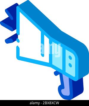 Loudspeaker Tool isometric icon vector illustration Stock Vector