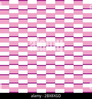 Vector seamless pattern texture background with geometric shapes, colored in pink, purple and white colors. Stock Vector