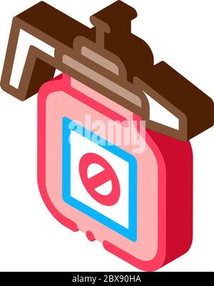 Atomizer Tool isometric icon vector illustration Stock Vector