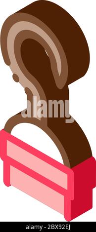 Hand Hook isometric icon vector illustration Stock Vector