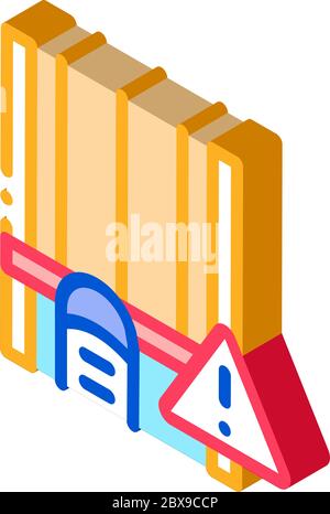 Game Scoreboard isometric icon vector illustration Stock Vector