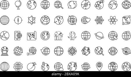 earth planet and gear wheel over black background, colorful design ...