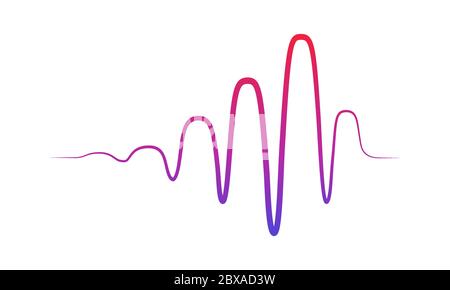 waves equalizer colorful design vector illustration Stock Vector