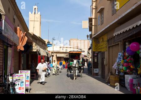 Shopping in the Medina of Taroudant, Morocco Stock Photo