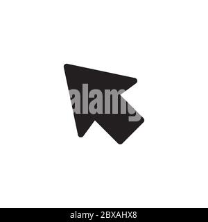 arrow cursor icon vector on white background Stock Vector