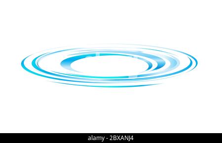 water spinning blue design vector illustration Stock Vector