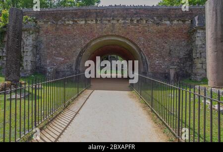 Virginia Water Lake and surrounding Windsor Great Park In Surrey UK Stock Photo