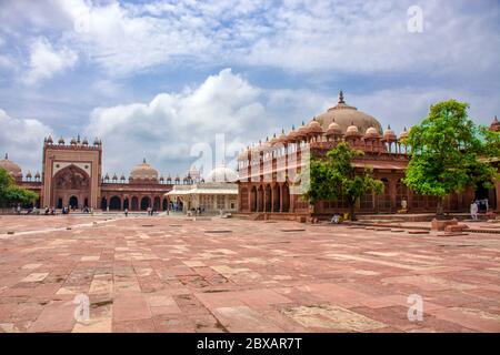 Juma Masjid Fatehpur Sikri Stock Photo